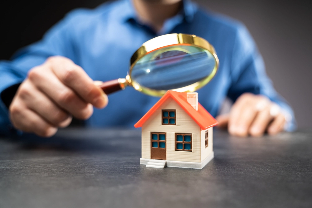 casa pequeña con una lupa qué hacer en una visitas de verificación de domicilio - Basal Capital